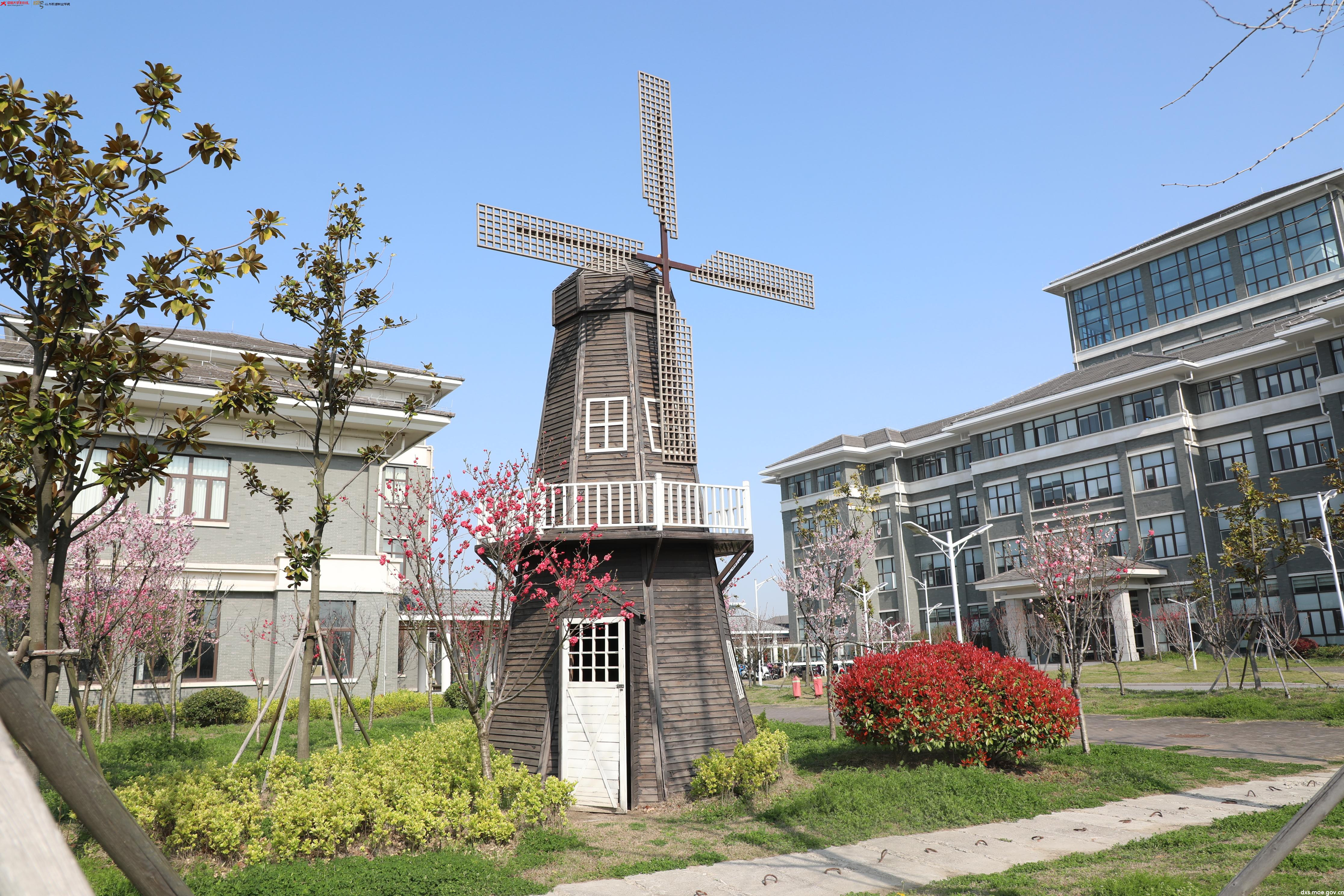 江苏旅游职业学院的春天来了