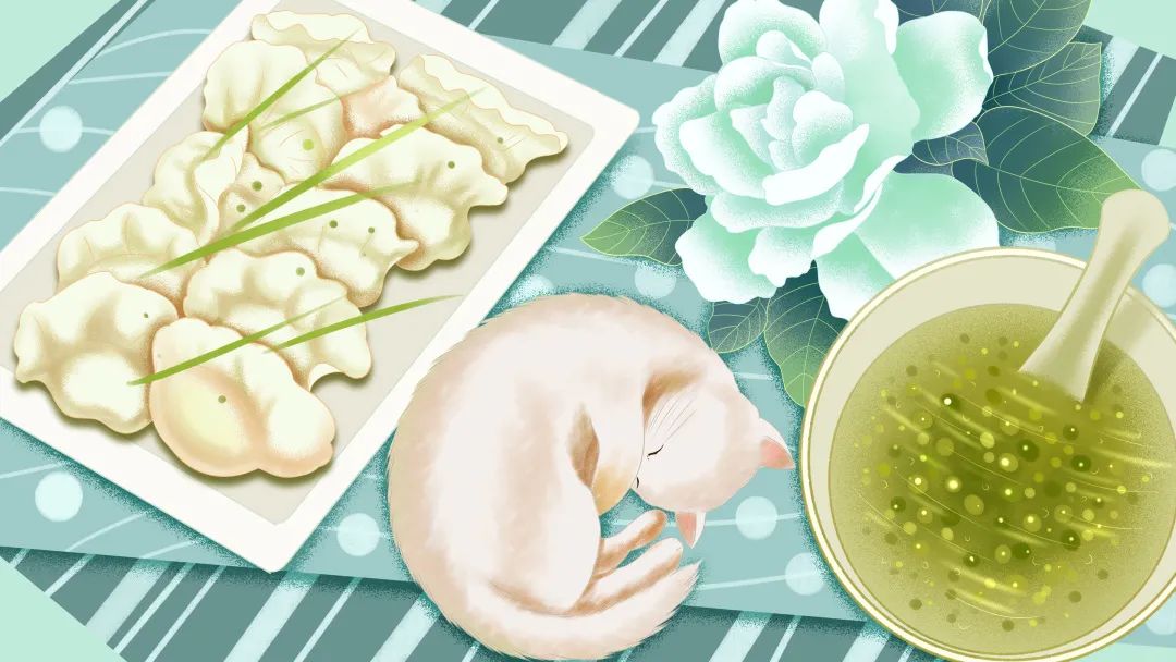 头伏吃饺子是传统习俗,伏日人们食欲不振,往往比常日消瘦,俗谓之苦夏